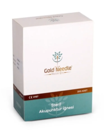 Gold Needle  0.16x7mm  Steril Akupunktur İğnesi 200'lü